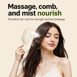 Steam Brush | Rechargeable Detangling Tool with Oil